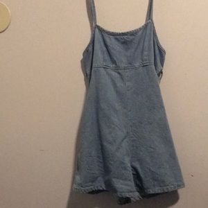 Denim romper
